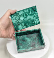 4.96" Polished MALACHITE JEWELRY BOX Congo - CM159