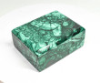 3.30" Polished MALACHITE JEWELRY BOX With Matching Beveled Lid- Congo - CM177