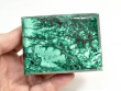 3.11" Polished MALACHITE JEWELRY BOX With Matching Beveled Lid- Congo - CM176