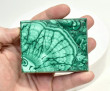 3.07" Polished MALACHITE JEWELRY BOX With Matching Beveled Lid- Congo - CM174