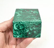 3.46" Polished MALACHITE JEWELRY BOX Congo - CM167