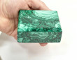 3.03" Polished MALACHITE JEWELRY BOX With Matching Beveled Lid- Congo - CM178