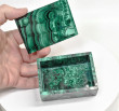 3.30" Polished MALACHITE JEWELRY BOX Congo - CM170