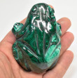 3.18" POLISHED MALACHITE FROG Animal Carving Congo - CM180