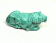 2.745" POLISHED MALACHITE LION Animal Carving Congo - CM188