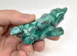3.50" POLISHED MALACHITE BEAR Animal Carving Congo - CM190