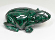 4.56" POLISHED MALACHITE FROG Animal Carving Congo - CM181