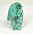 2.36" POLISHED MALACHITE PENGUIN Animal Carving Congo - CM192