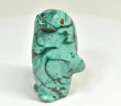 2.36" POLISHED MALACHITE PENGUIN Animal Carving Congo - CM192