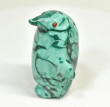 2.36" POLISHED MALACHITE PENGUIN Animal Carving Congo - CM192