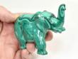 3.38" POLISHED MALACHITE ELEPHANT Animal Carving Congo - CM200