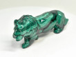 4.29" POLISHED MALACHITE LION Animal Carving Congo - CM202