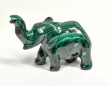 3.18" POLISHED MALACHITE ELEPHANT Animal Carving Congo - CM199