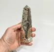 6.06" Polished PYRITE CRYSTAL OBELISK Tower Huanzala mine, Peru T657