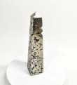 8.46" Polished PYRITE CRYSTAL OBELISK Tower Huanzala mine, Peru T663