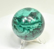 2.20" POLISHED MALACHITE SPHERE With Stand Congo - E706