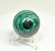 1.85" POLISHED MALACHITE SPHERE With Stand Congo - E699