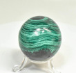 1.85" POLISHED MALACHITE SPHERE With Stand Congo - E699