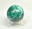 2.32" POLISHED MALACHITE SPHERE With Stand Congo - E707