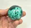 1.85" POLISHED MALACHITE SPHERE With Stand Congo - E701