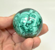 1.85" POLISHED MALACHITE SPHERE With Stand Congo - E701