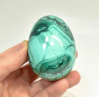 2.59" POLISHED MALACHITE EGG With Stand Congo - E693