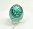 2.59" POLISHED MALACHITE EGG With Stand Congo - E693