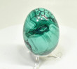 2.59" POLISHED MALACHITE EGG With Stand Congo - E693