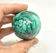 2.59" POLISHED MALACHITE EGG With Stand Congo - E693