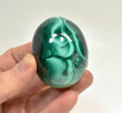 2.20" POLISHED MALACHITE EGG With Stand Congo - E690