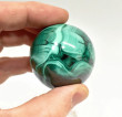 2.20" POLISHED MALACHITE EGG With Stand Congo - E690