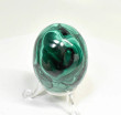 2.20" POLISHED MALACHITE EGG With Stand Congo - E690