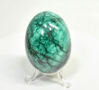2.74" POLISHED MALACHITE EGG With Stand Congo - E688
