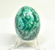 2.08" POLISHED MALACHITE EGG With Stand Congo - E697