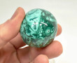 2.08" POLISHED MALACHITE EGG With Stand Congo - E697