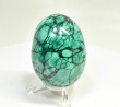 2.55" POLISHED MALACHITE EGG With Stand Congo - E691