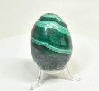 2.40" POLISHED MALACHITE EGG With Stand Congo - E696