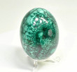 2.75" POLISHED MALACHITE EGG With Stand Congo - E694