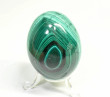 2.40" POLISHED MALACHITE EGG With Stand Congo - E687