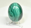 2.40" POLISHED MALACHITE EGG With Stand Congo - E687