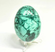 2.87" POLISHED MALACHITE EGG With Stand Congo - E692