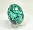 2.87" POLISHED MALACHITE EGG With Stand Congo - E692