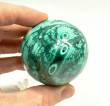 2.87" POLISHED MALACHITE EGG With Stand Congo - E692