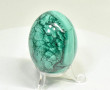 2.16" POLISHED MALACHITE EGG With Stand Congo - E695