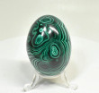 2.44" POLISHED MALACHITE EGG With Stand Congo - E682