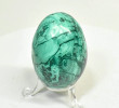2.36" POLISHED MALACHITE EGG With Stand Congo - E684