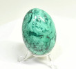 2.36" POLISHED MALACHITE EGG With Stand Congo - E684