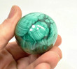 2.28" POLISHED MALACHITE EGG With Stand Congo - E685