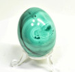 2" POLISHED MALACHITE EGG With Stand Congo - E683