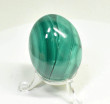 2" POLISHED MALACHITE EGG With Stand Congo - E683
